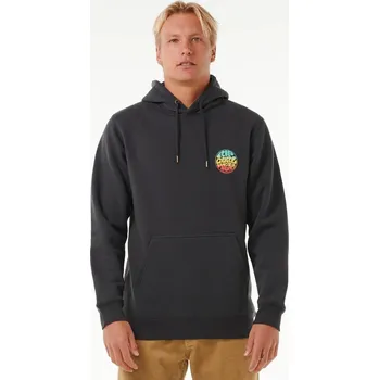 Pánské oblečení RIP CURL mikina - Wetsuit Icon Hood Washed Black (8264)