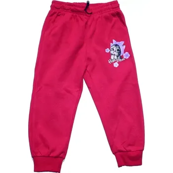 Dívčí tepláky slabé KOČIČKA 1509 růžové 737/12 vel. 98
