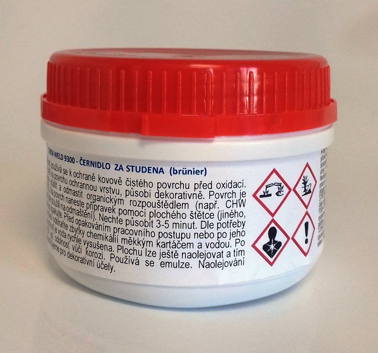 Černidlo / brünier / brynýr CHEM-WELD 9300* Balení: 100g