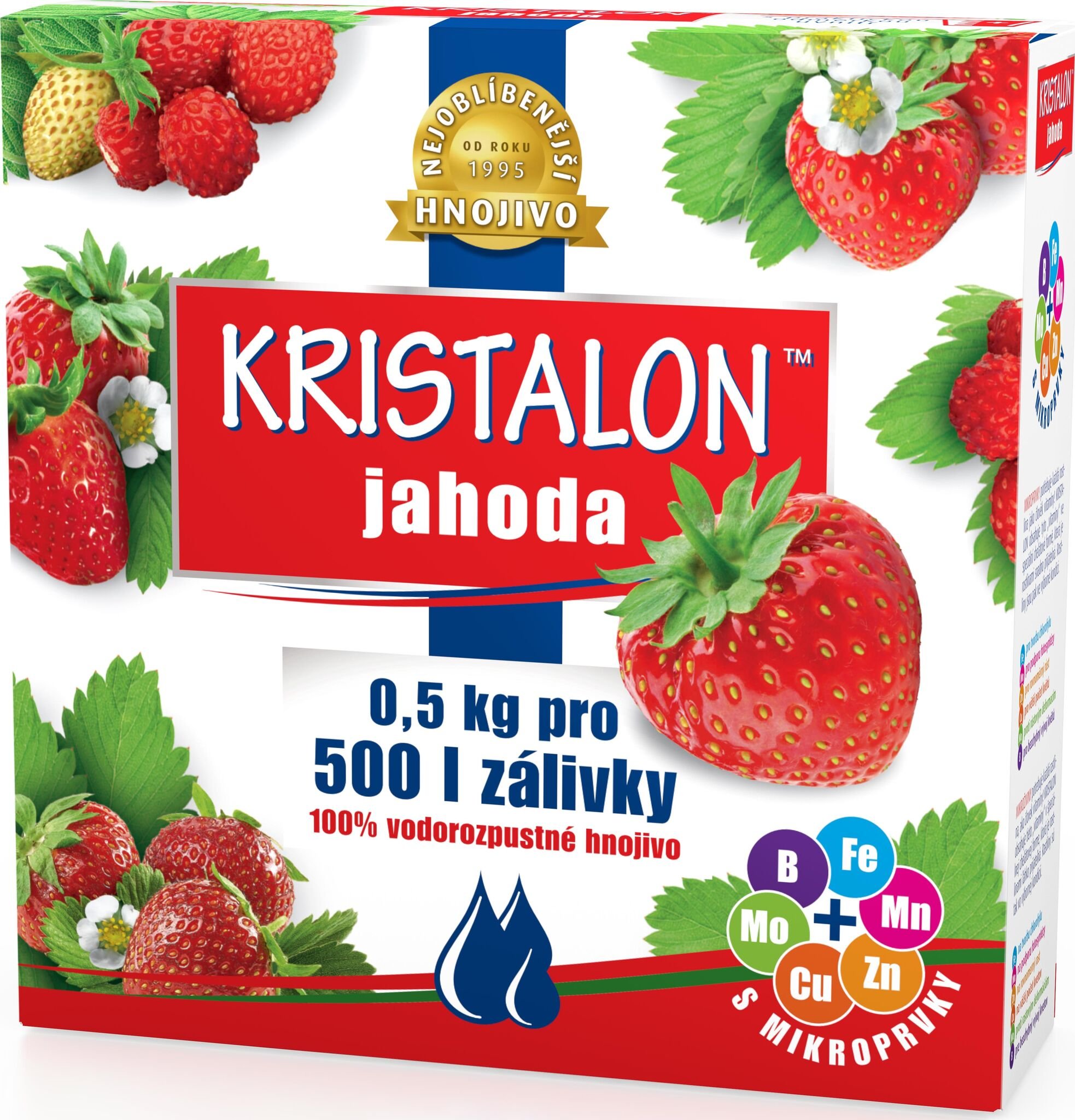 Kristalon Jahoda 500g Krystalické hnojivo pro jahody