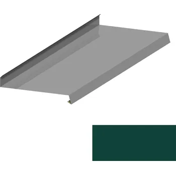 Střecha Oplechování římsy RS312A SP&nbsp;25 RAL 6005 zelená