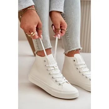 Dámské tenisky Dámské Tenisky Z Eko Kůže Big Star OO274934 Barva: Bílá, Velikost: 40