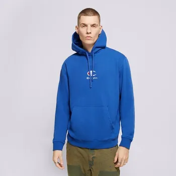Pánská mikina Champion Mikina S Kapucí Hooded Sweatshirt Modrá S