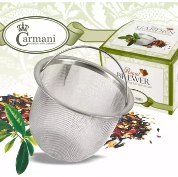 Cedník a síto Carmani® Sítko na čaj s úchytkou - ø 6,5 cm, výška 6 cm