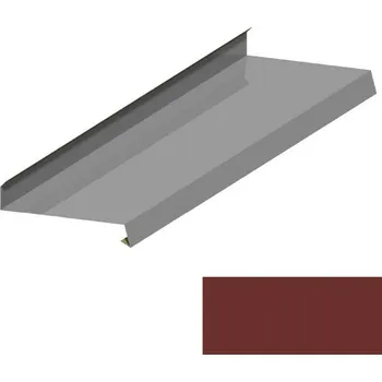 Oplechování římsy RS250A SP 25 RAL 3009 cihlově hnědá