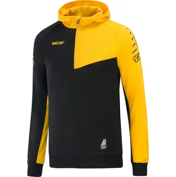saller mikina s kapucí ULTIMATE BARVA: 361 černá-žlutá, Velikost: XXL