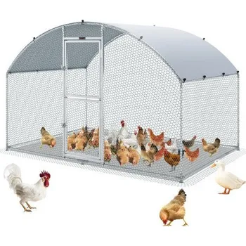 Kovový mobilí kurník / voliéra 2×3x2 m