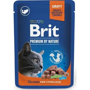 Krmivo pro kočku Brit premium Cat kaps. Salmon for Sterilized 100 g