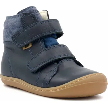 Chlapecká zimní obuv Koel barefoot dětské zimní boty úzké Brandon 2.0 Tex Wool Blue Velikost: 29