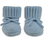 LODHER capáčky Slipper Merino Wool Blue Fogg vel. 6-12 měsíců