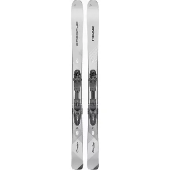Sjezdové lyže PORSCHE HEAD Ski 8 Series Turbo Lyže sjezdové výkonnostní šedočerné (Sendvičová konstrukce Worldcup s masivním dřevěným jádrem. Inovativní EMC systém snižuje vibrace. Navrženo ke zlatému výročí Porsche Turbo.)