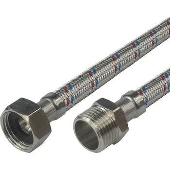 Klum Hadice připojovací nerez 10x14, MxF, 3/4"x3/4", 20 cm