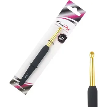 Jehlice KnitPro Softgrip 6,5 (Hliníkový háček KnitPro Softgrip 6,5)