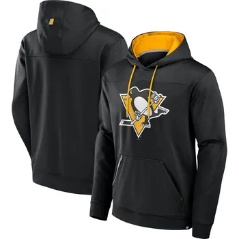 Pánská mikina Fanatics Pánská mikina Pittsburgh Penguins NHL Defender Pullover Hoodie Velikost: 3XL