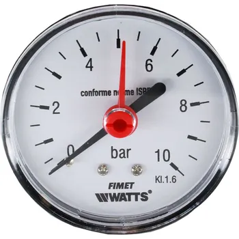 Vodovodní baterie Klum Tlakoměr 63 mm, 0 - 10bar, zadní vývod 1/4"