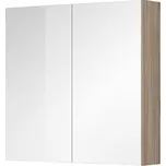 Mereo Aira Ponte koupelnová galerka 80 cm, zrcadlová skříňka, dub Kronberg