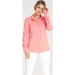 Korálová klasická dámská košile s límečkem M1068 Coral Velikost: XL
