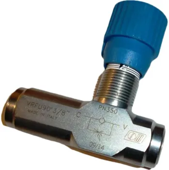 Příslušenství pro stavební techniku Škrticí ventil jednosměrný VRFU 90 3/8''