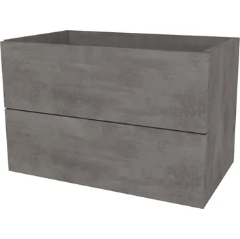 Koupelnový nábytek Mereo Aira koupelnová skříňka 81 cm, Multidecor, Beton tmavě šedý