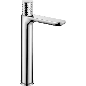 Vodovodní baterie Mereo Umyvadlová stojánková baterie vysoká, diamant, Viana bez výpusti, chrom