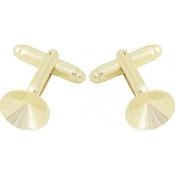 Knoflík Crystal-ZONE Manžetový knoflík Rivoli 12mm gold plating 24kt