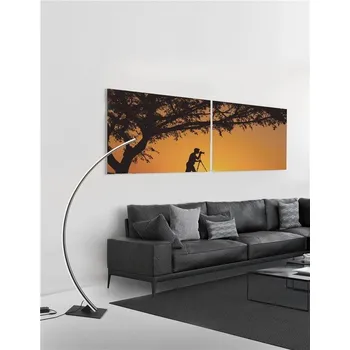 Stojací lampa NOVALUCE Stojací lampa BRETON černý hliník a akryl LED 40W 230V 3000K IP20 stmívatelné - NOVA LUCE NV 9348092