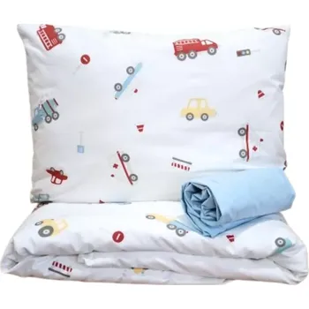 Povlečení Margitex povlečení Auta bavlna 100x135, 40x60 cm + prostěradlo (Dětské povlečení do postýlky)