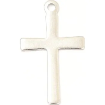 Přívěsek EU Křížek 20/12mm chirurgická ocel