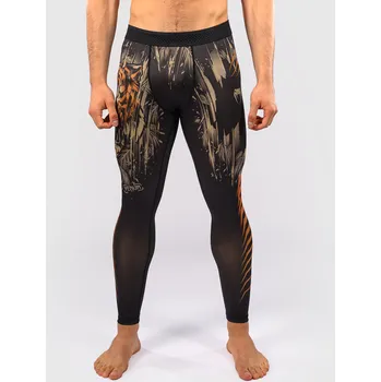Pánské legíny Kompresní legíny Venum Tiger - černo/oranžové - VENUM-05345-117 Velikosti: M