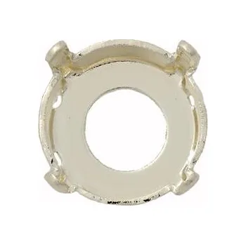 Korálek Crystal-ZONE Našívací kotlík Rivoli 8mm gold plating 24kt