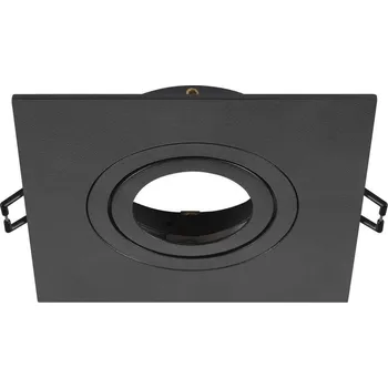 Příslušenství pro svítidlo SLV - BIG WHITE NEW TRIA® 75 XL kroužek pro vestavbu do stropu, D: 11 Š: 11 H: 2,6 cm, černá - BIG WHITE (SLV) LA 1007635