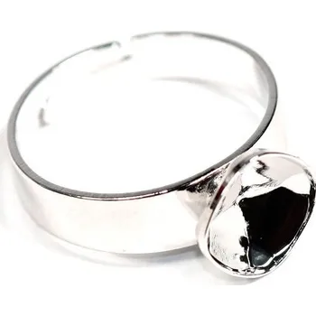 Prsten Crystal-ZONE Prsten Classical Square8mm rhodium