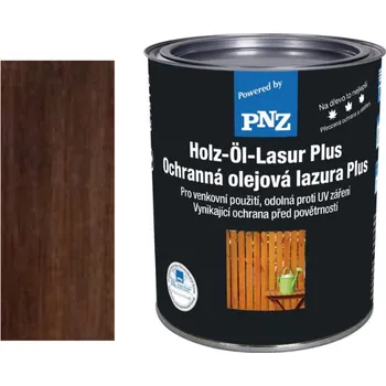 Olej na dřevo VZOREK - PNZ Ochranná olejová lazura Plus 10ml Odstín: Eben