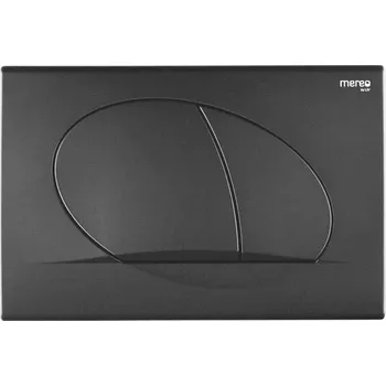 splachovač Mereo Nova ovládací tlačítko, černá