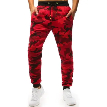 Červené camo tepláky ux1467 Velikost: L