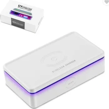 MXM Bezdrátová QI nabíječka se sterilizátorem mobilních telefonů