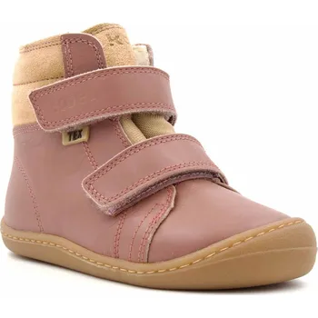 Dívčí zimní obuv Koel barefoot dětské zimní boty úzké Brandon 2.0 Tex Wool Old Pink Velikost: 26
