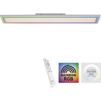 JUSTLIGHT EDGING LED stropní svítidlo 100x18cm, bílá, ploché, Rainbow RGB RGB+2700-6000K - LEUCHTEN DIREKT / JUST LIGHT LD 14901-16
