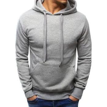 Pánská mikina Šedá pánská mikina s kapucí bx3646 Velikost: L