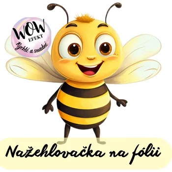 Nažehlovačky na fólii Nažehlovačka na fólii, ČMELÁK 3, 4,9x5,4 cm /ks