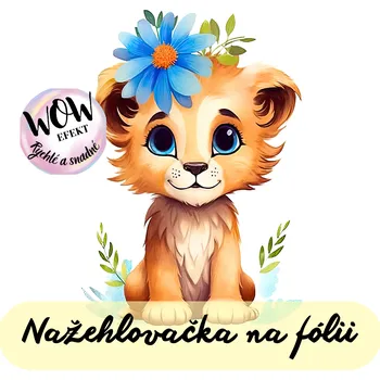 Nažehlovačky na fólii Nažehlovačka na fólii, LVÍČE, 9,9x7,6 cm /ks