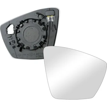 Auto zrcátko Sklo pravého zpětného zrcátka ŠKODA KAROQ |8/2017 a výše| vyhřívané | 5903107497443