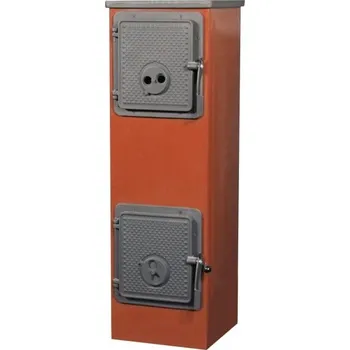 Krbová kamna KERPEN II &#8211; hnědý smalt, šamotová vyzdívka