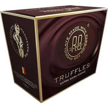 Bonboniéra Rudolf Braun Belgické čokoládové lanýže extra hořké 175g