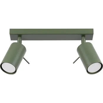 Bodové svítidlo Sollux SL.1501 - Bodové svítidlo RING 2xGU10/10W/230V zelená