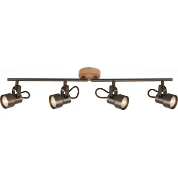 Bodové svítidlo Briloner 2872-045 - LED Bodové svítidlo TAHUN 4xGU10/5W/230V 3000K hnědá