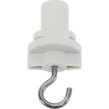 Bodové svítidlo SLV - BIG WHITE HÁK pro vysokonapěťovou 3fázovou montážní kolejničku S-TRACK, dopravní bílá - BIG WHITE (SLV) LA 1001393