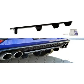 Tuning Maxton Design středový spoiler zadního nárazníku pro Volkswagen Golf R Mk7 Facelift, plast ABS bez povrchové úpravy SLEVA 5%