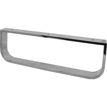 Mereo Držák ručníků nerezový pod nábytkovou desku - oblý