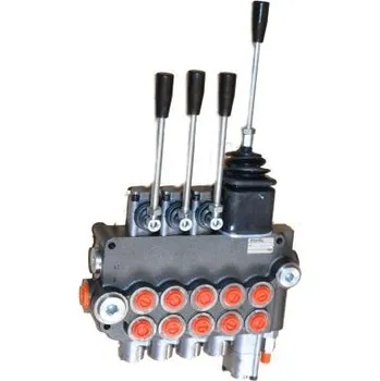Příslušenství pro stavební techniku Badestnost Hydraulický rozvaděč 5/80 s joystickem